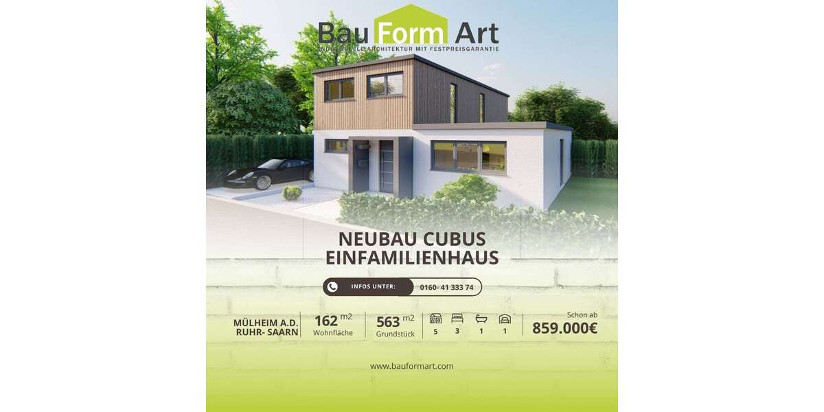 Einfamilienhaus Mülheim an der Ruhr Linksruhr - 5 Zimmer, 162 m&sup2;, 861.000&euro; | Angebot:26008382