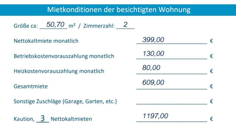Erdgeschoßwohnung Oberhausen Alstaden - 2 Zimmer, 51 m&sup2;, 609&euro; | Angebot:27537501