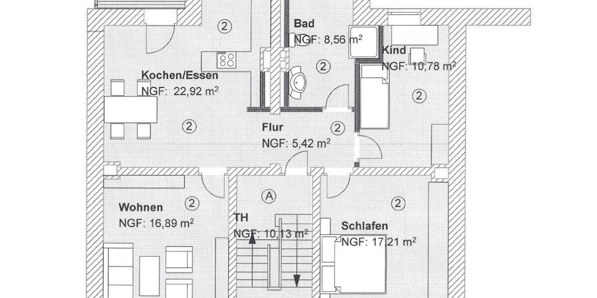 Etagenwohnung Essen Stadtbezirk III - 3.5 Zimmer, 85 m&sup2;, 279.000&euro; | Angebot:26945486