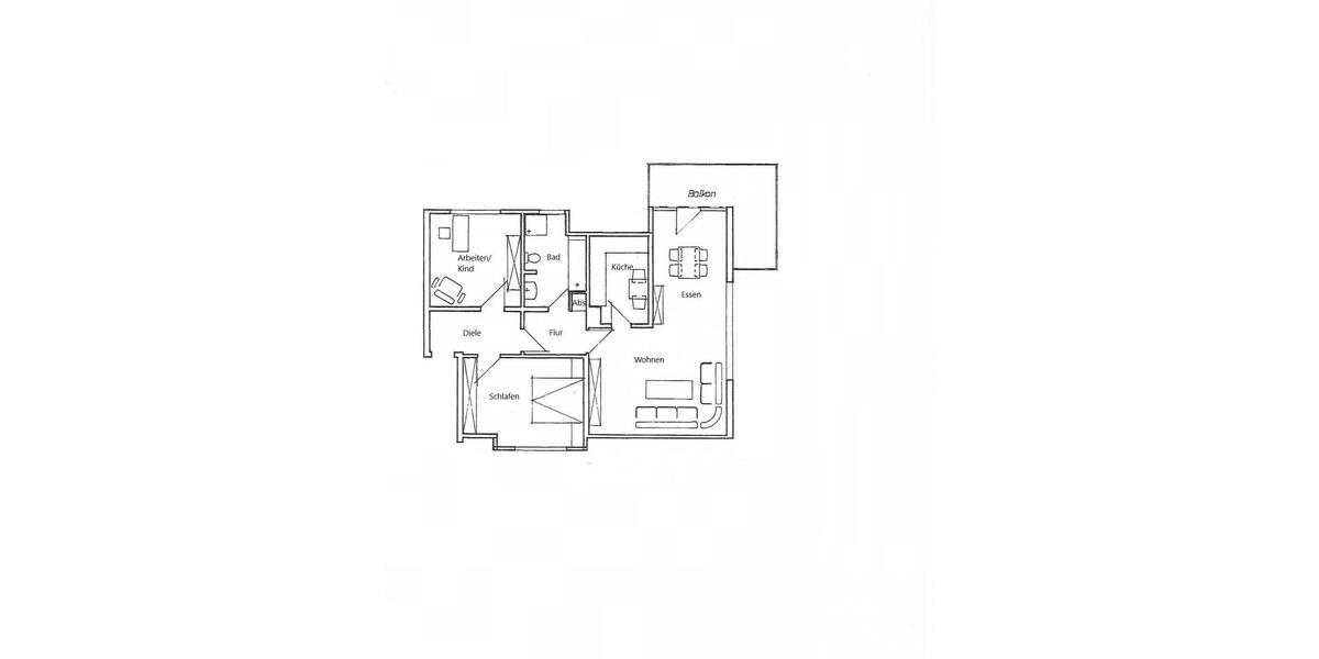 Dachgeschoßwohnung Hattingen Niederbonsfeld - 3.5 Zimmer, 98 m&sup2;, 1.025&euro; | Angebot:25920041
