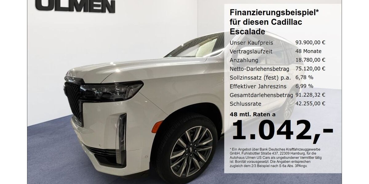 Cadillac Escalade 32.659 km 92.400 &euro; Düsseldorf 40231
