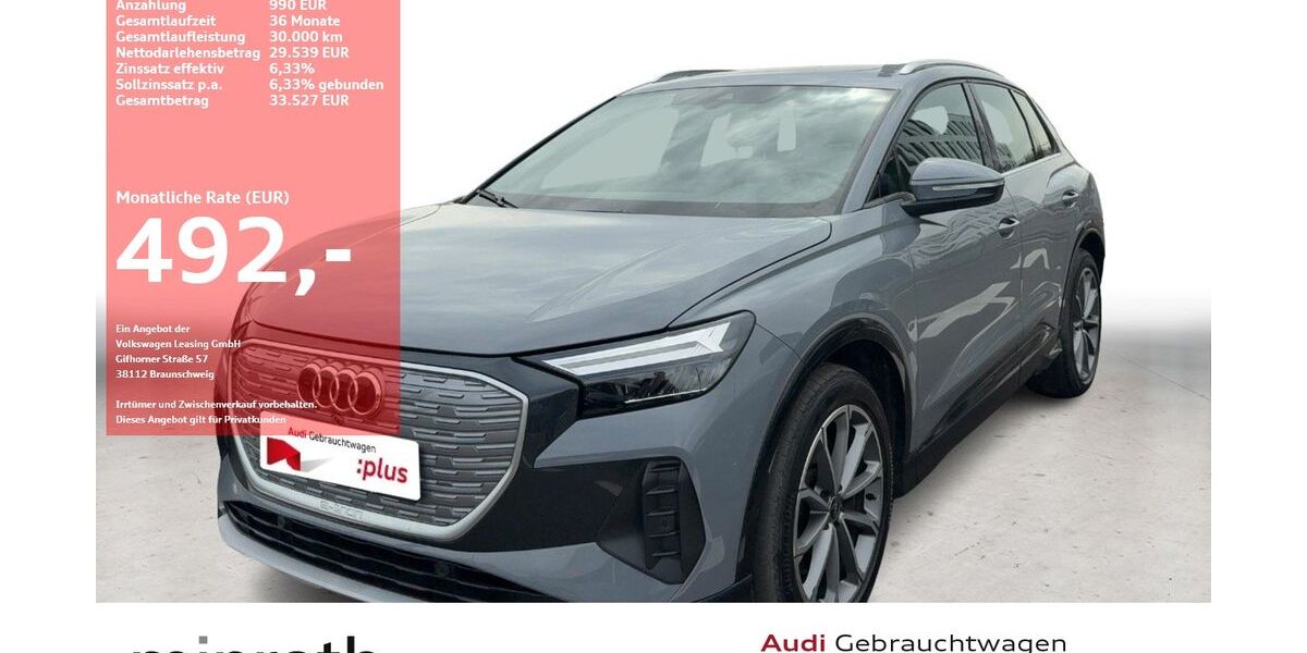 Audi Q4 e-tron 98.898 km 29.039 &euro; Moers-Hülsdonk 47441