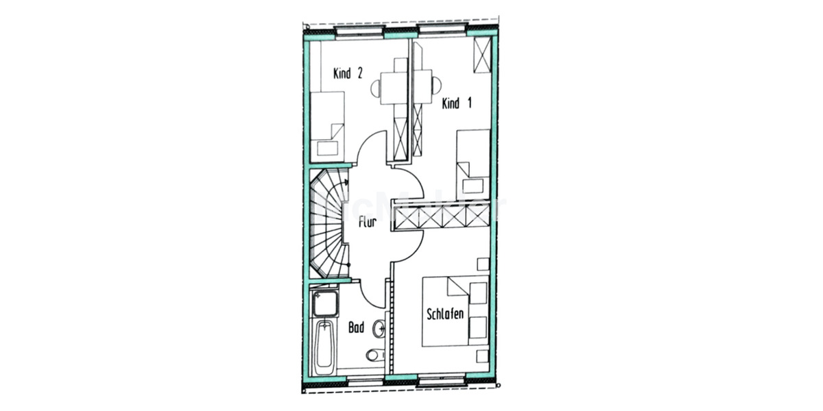 Reihenmittelhaus Bottrop Batenbrock - 5 Zimmer, 122 m&sup2;, 455.000&euro; | Angebot:26596015