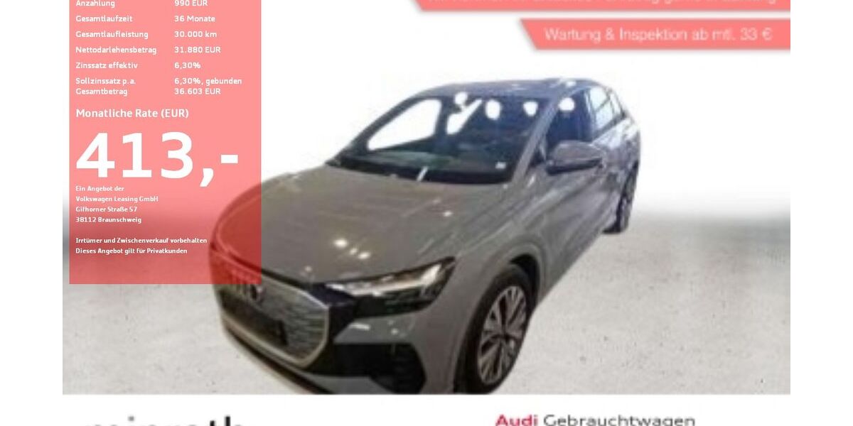 Audi Q4 e-tron 82.982 km 30.880 &euro; Moers-Hülsdonk 47441