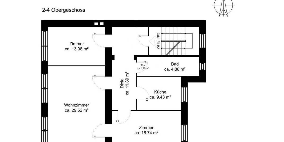 Mehrfamilienhaus, Wohnhaus Düsseldorf Unterbilk - 1 Zimmer, 466 m&sup2;, 1.100.000&euro; | Angebot:25686904