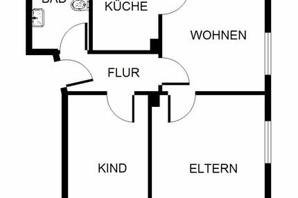 Wohnung Gelsenkirchen Gelsenkirchen-Nord - 1.5 Zimmer, 52 m&sup2;, 399&euro; | Angebot:25330826