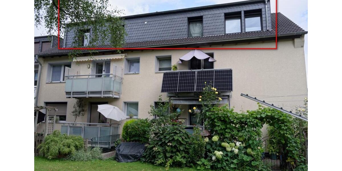 Dachgeschoßwohnung Oberhausen Biefang - 4 Zimmer, 96 m&sup2;, 227.000&euro; | Angebot:26940519