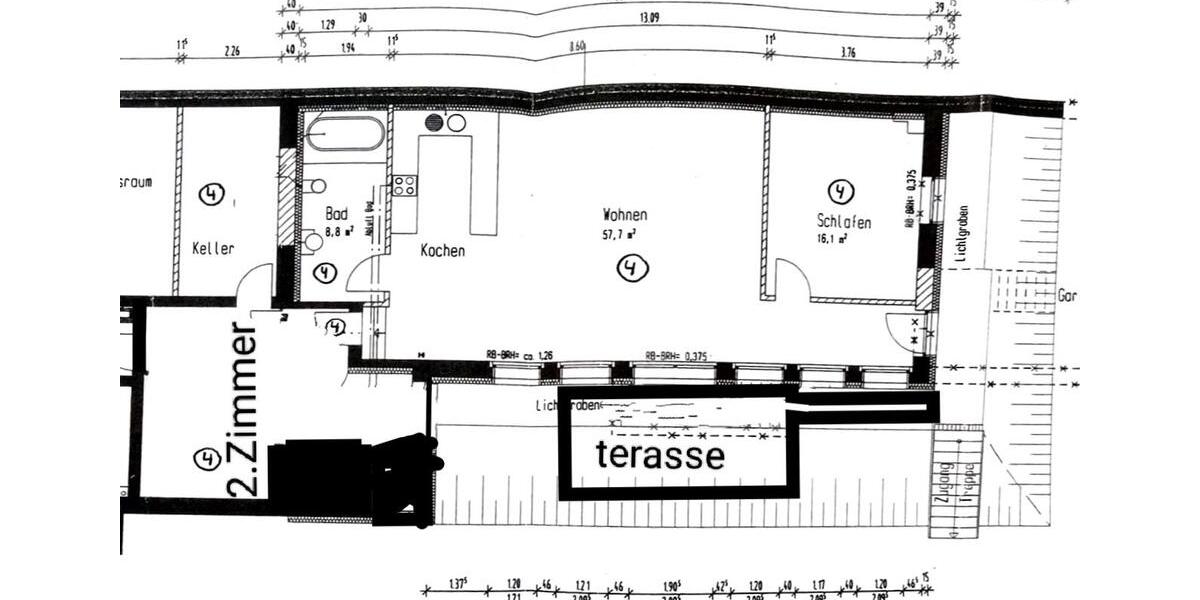 Terrassenwohnung Neuss Gnadental - 3 Zimmer, 110 m&sup2;, 1.800&euro; | Angebot:27553923
