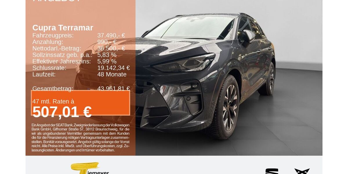 Cupra Terramar 7.999 km 37.490 &euro; Oberhausen 46145