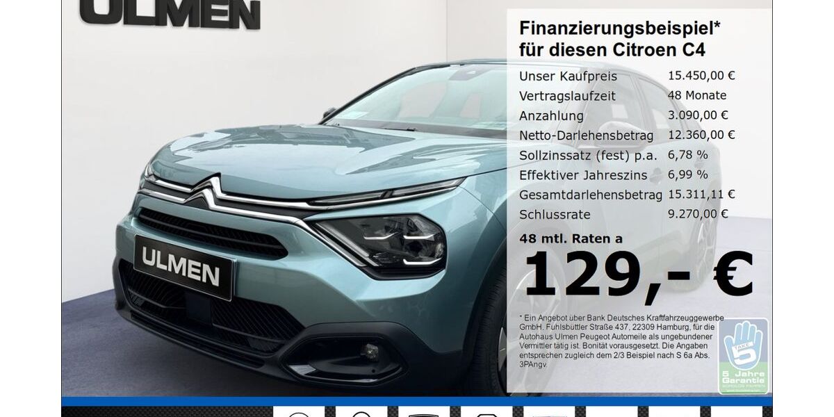 Citroen C4 14.639 km 14.880 &euro; Düsseldorf 40233