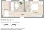 Erdgeschoßwohnung Mülheim an der Ruhr Mellinghofen - 2 Zimmer, 44 m&sup2;, 451&euro; | Angebot:25228917
