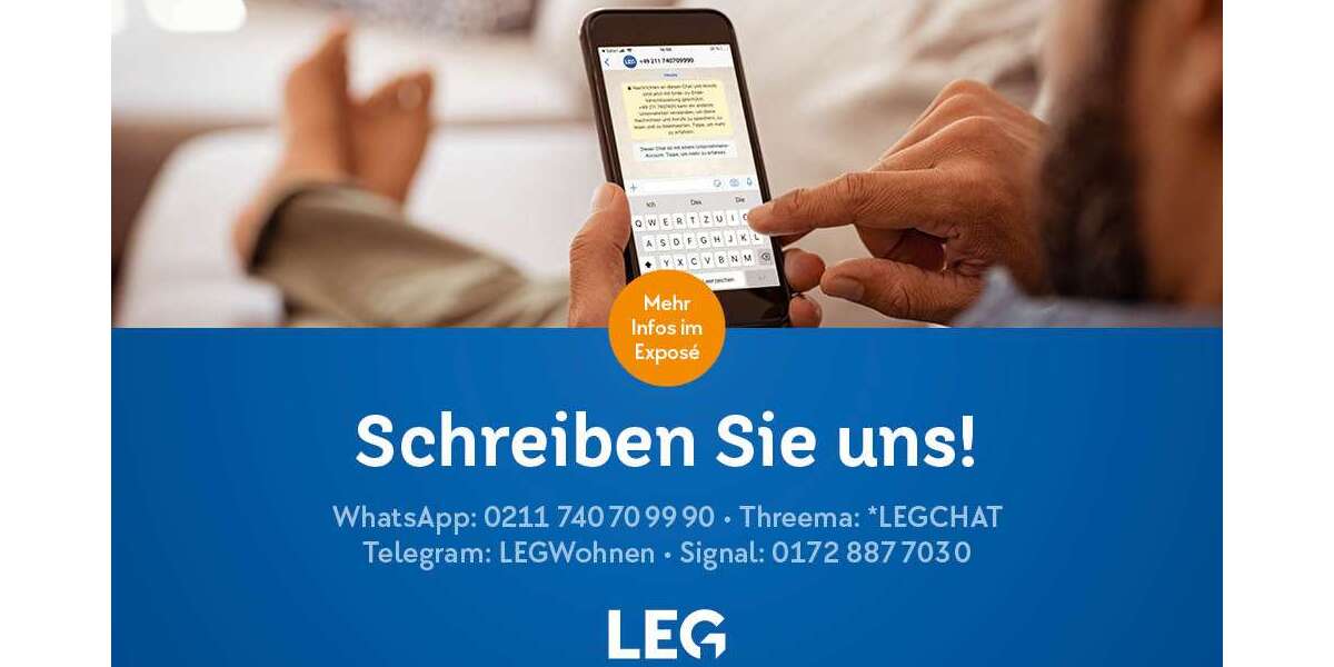 Etagenwohnung Remscheid Rath - 2 Zimmer, 50 m&sup2;, 439&euro; | Angebot:25400070