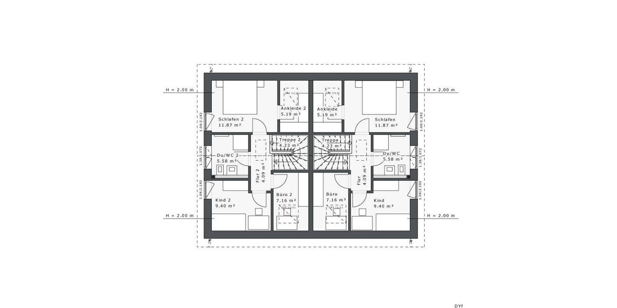 Doppelhaushälfte Kaarst Büttgen - 8 Zimmer, 190 m&sup2;, 825.400&euro; | Angebot:26290528