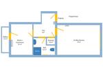 Erdgeschoßwohnung Duisburg Hamborn - 2 Zimmer, 40 m&sup2;, 80.000&euro; | Angebot:26414903