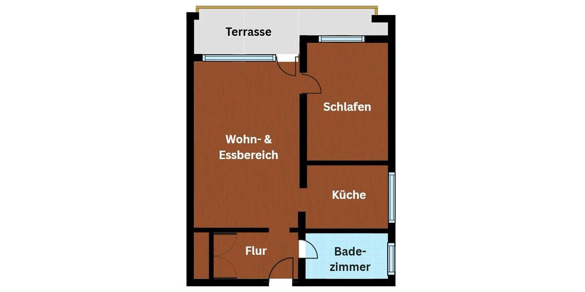 Erdgeschoßwohnung Velbert Velbert-Mitte - 2.5 Zimmer, 64 m&sup2;, 184.000&euro; | Angebot:26387030