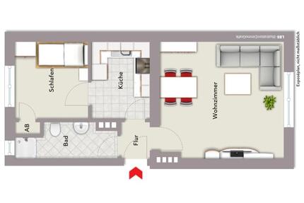 Wohnung Gelsenkirchen Gelsenkirchen-Mitte - 2 Zimmer, 46 m&sup2;, 415&euro; | Angebot:25891388