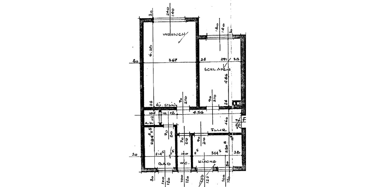 Erdgeschoßwohnung Oberhausen - 2.5 Zimmer, 62 m&sup2;, 495&euro; | Angebot:26442294