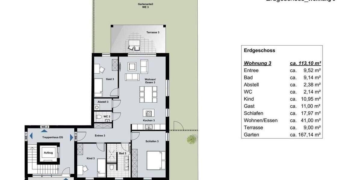 Etagenwohnung Mülheim Speldorf - 4 Zimmer, 113 m&sup2;, 591.000&euro; | Angebot:25796495