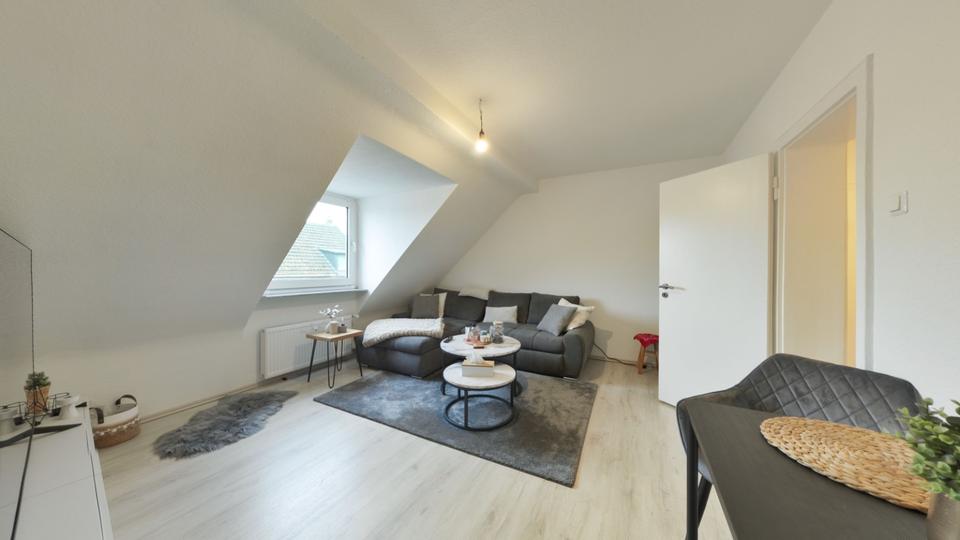 Dachgeschoßwohnung Duisburg Beeck - 2 Zimmer, 47 m&sup2;, 69.000&euro; | Angebot:26632706