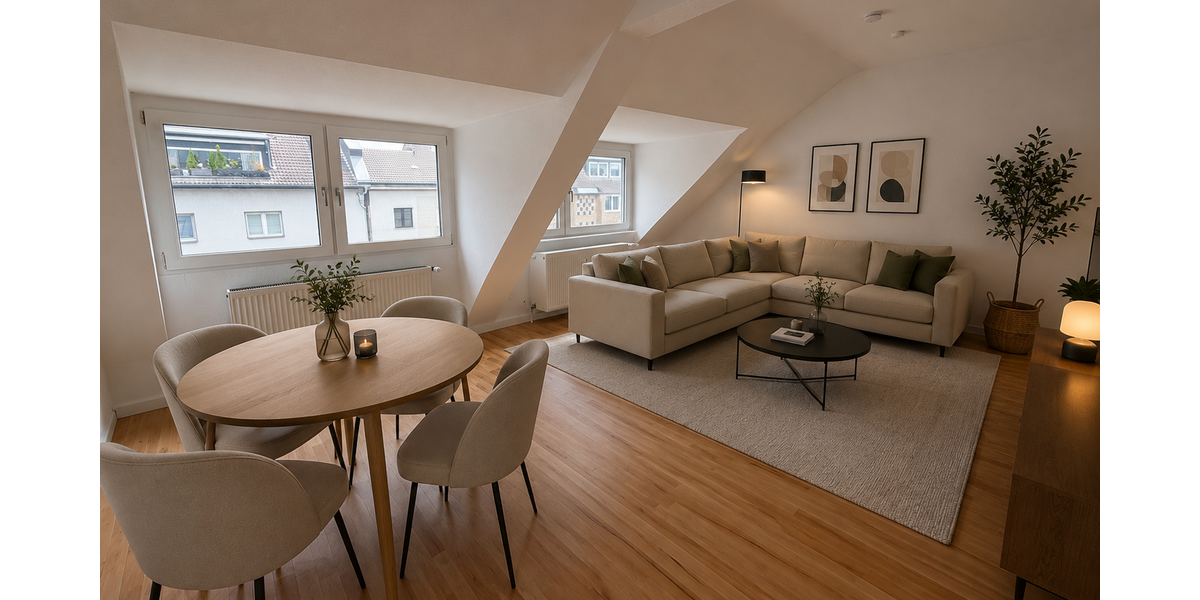 Etagenwohnung Düsseldorf Friedrichstadt - 2 Zimmer, 64 m&sup2;, 1.071&euro; | Angebot:26633034