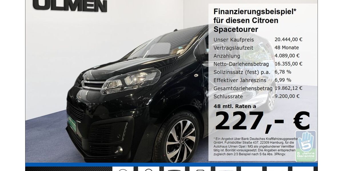 Citroen SpaceTourer 119.820 km 19.790 &euro; Düsseldorf 40231