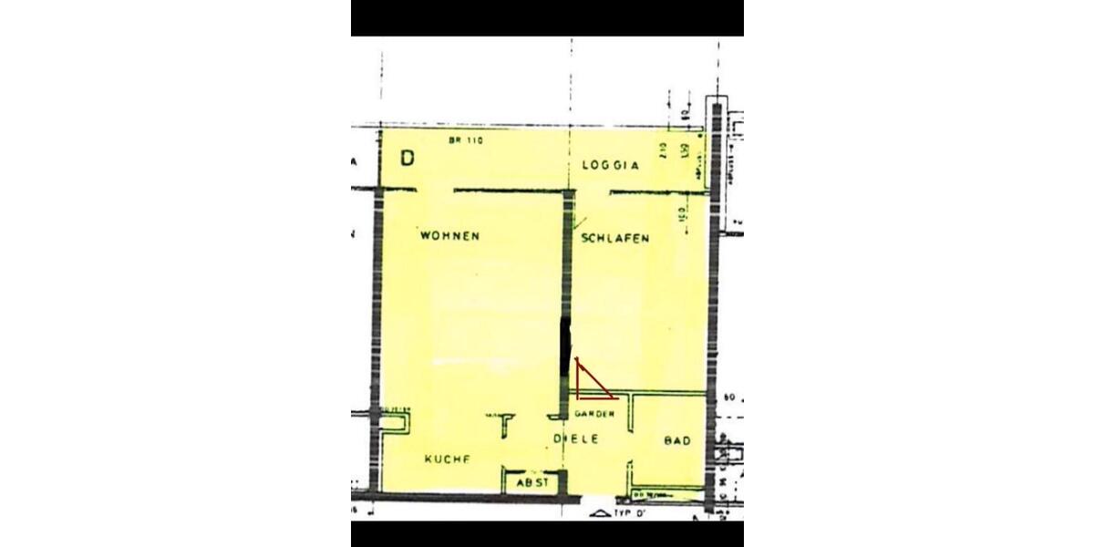 Etagenwohnung Neuss - 2 Zimmer, 59 m&sup2;, 170.000&euro; | Angebot:25925205
