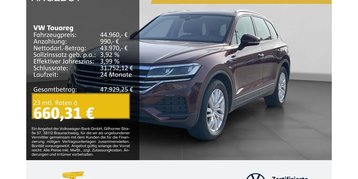 VW Touareg 54.049 km 43.930 &euro; Remscheid 42897