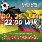 Deutschland vs. Ecuador - Rudelgucken WM26