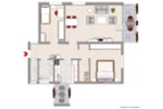 Etagenwohnung Wuppertal Arrenberg - 3 Zimmer, 77 m&sup2;, 175.000&euro; | Angebot:27111010