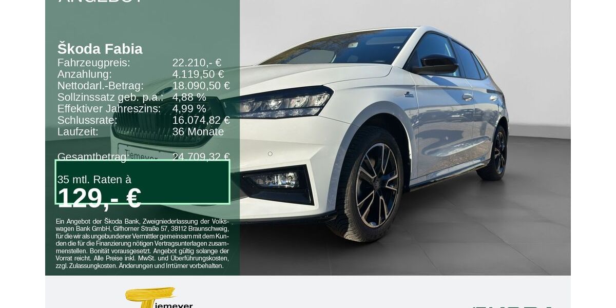 Skoda Fabia 23.014 km 21.590 &euro; Remscheid 42857