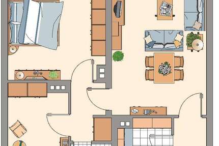 Wohnung Remscheid Klausen - 3 Zimmer, 69 m&sup2;, 549&euro; | Angebot:26518433