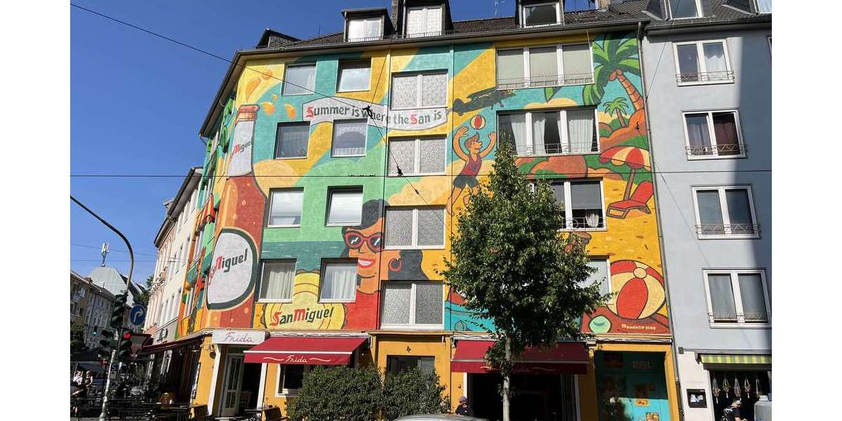 Etagenwohnung Düsseldorf Unterbilk - 3 Zimmer, 75 m&sup2;, 279.000&euro; | Angebot:27221030