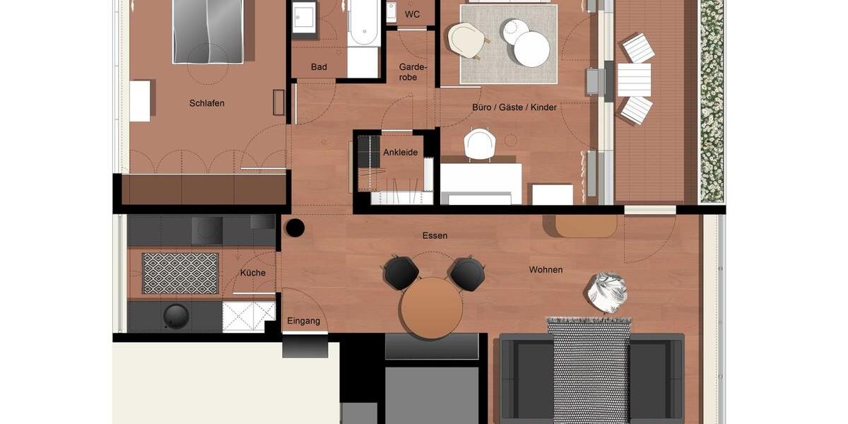 Etagenwohnung Ratingen - 3.5 Zimmer, 90 m&sup2;, 1.998&euro; | Angebot:25269471