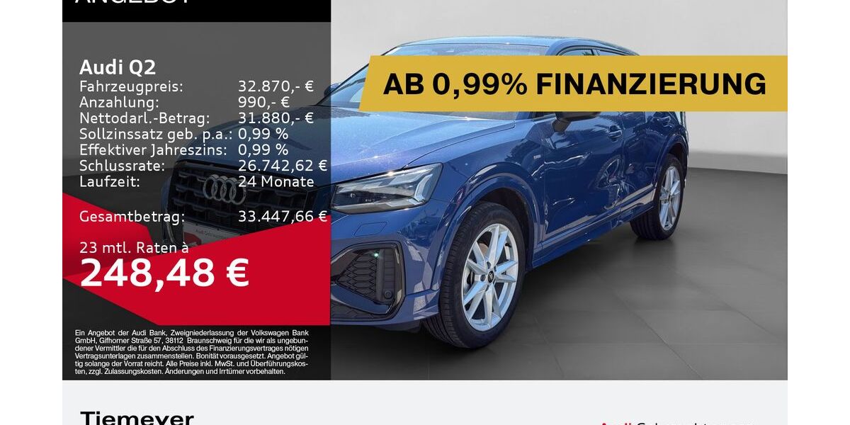 Audi Q2 8.740 km 32.870 &euro; Gelsenkirchen 45894