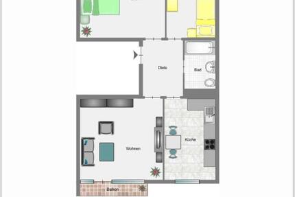 Wohnung Neuss - 3 Zimmer, 70 m&sup2;, 245.000&euro; | Angebot:27191744