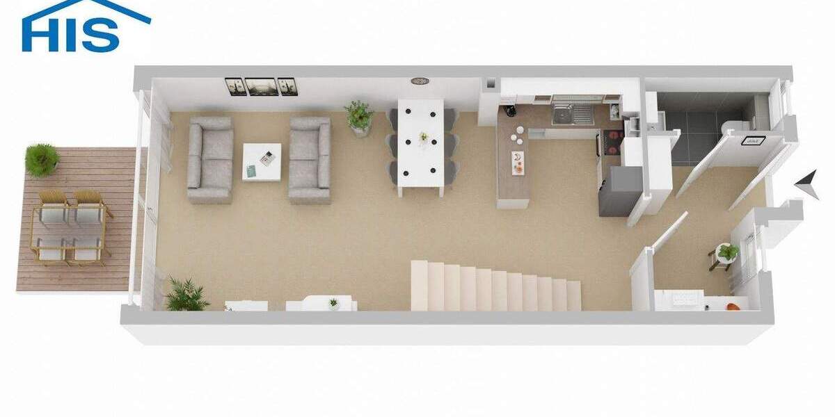 Reihenendhaus Monheim am Rhein Baumberg - 5 Zimmer, 124 m&sup2;, 749.000&euro; | Angebot:25666104