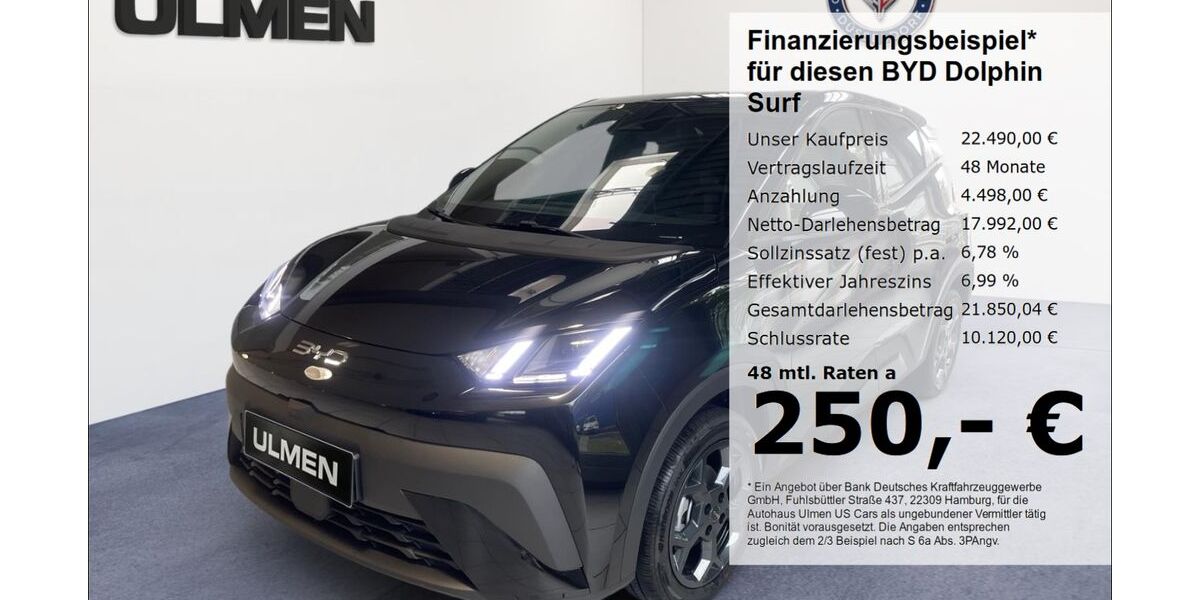 BYD DOLPHIN 6.000 km 22.250 &euro; Düsseldorf 40231