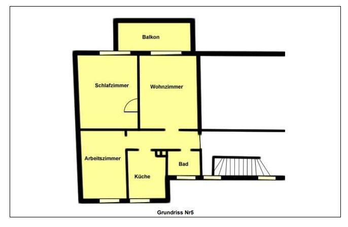 Etagenwohnung Essen Stadtbezirk III - 3 Zimmer, 54 m&sup2;, 119.000&euro; | Angebot:27214494