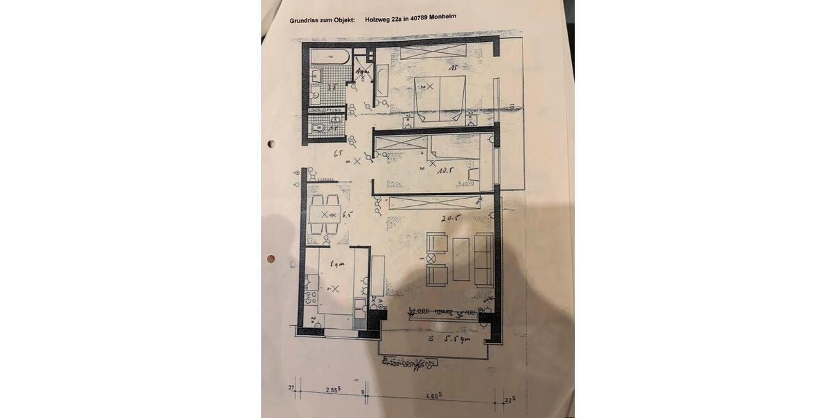 Erdgeschoßwohnung Monheim am Rhein - 3 Zimmer, 76 m&sup2;, 249.000&euro; | Angebot:26234677