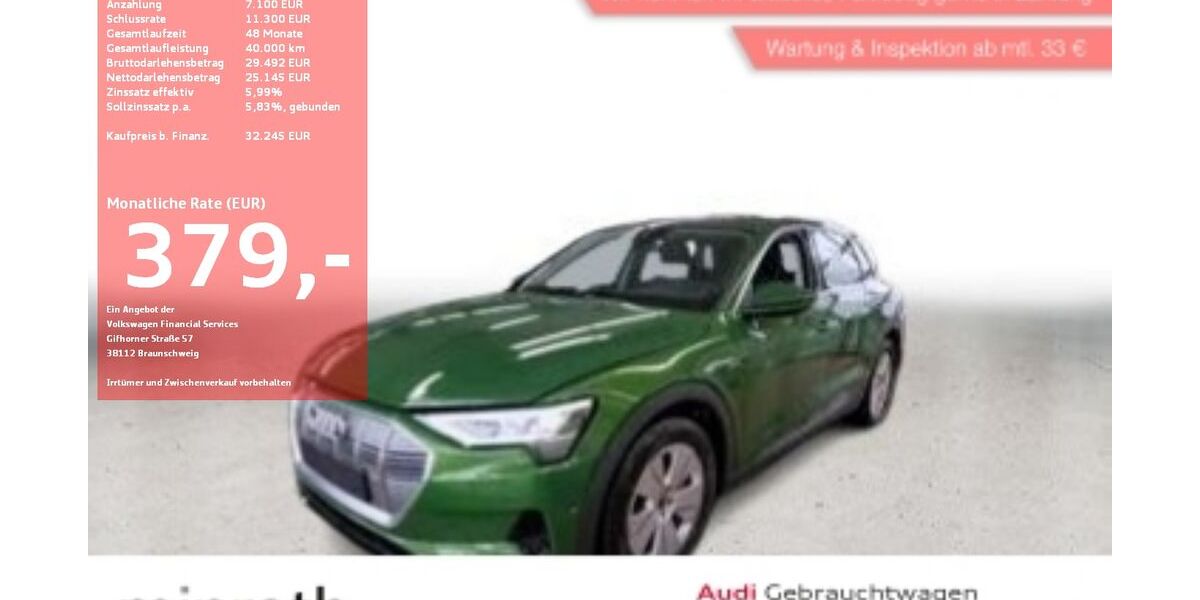 Audi e-tron 46.160 km 31.705 &euro; Moers-Hülsdonk 47441