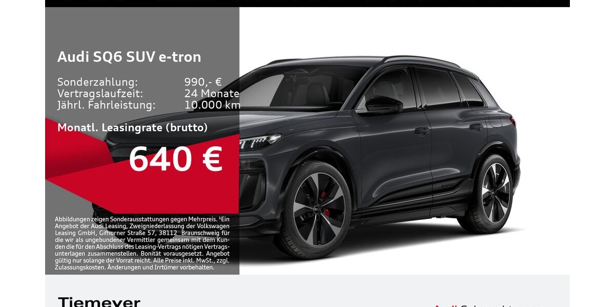 Audi SQ6 e-tron 33.962 km 71.840 &euro; Gelsenkirchen 45894