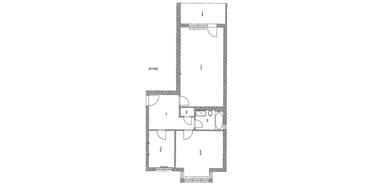 Etagenwohnung Düsseldorf Stadtbezirk 6 - 2 Zimmer, 77 m&sup2;, 1.400&euro; | Angebot:25974958