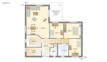 Bungalow Tönisvorst St. Tönis - 4 Zimmer, 118 m&sup2;, 482.960&euro; | Angebot:25675501