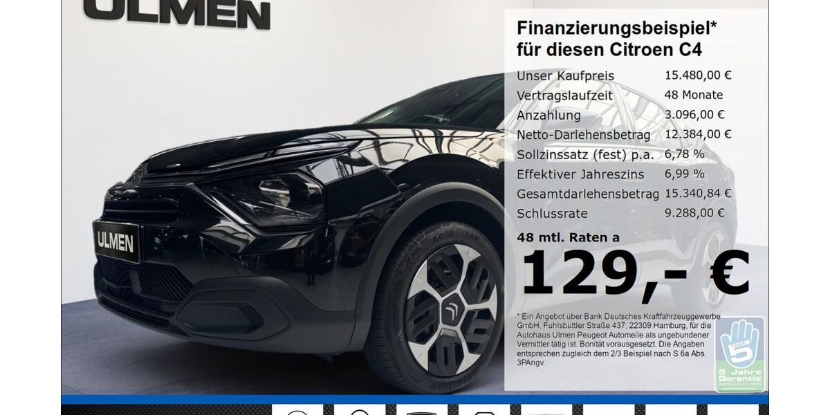 Citroen C4 19.913 km 15.480 &euro; Düsseldorf 40233