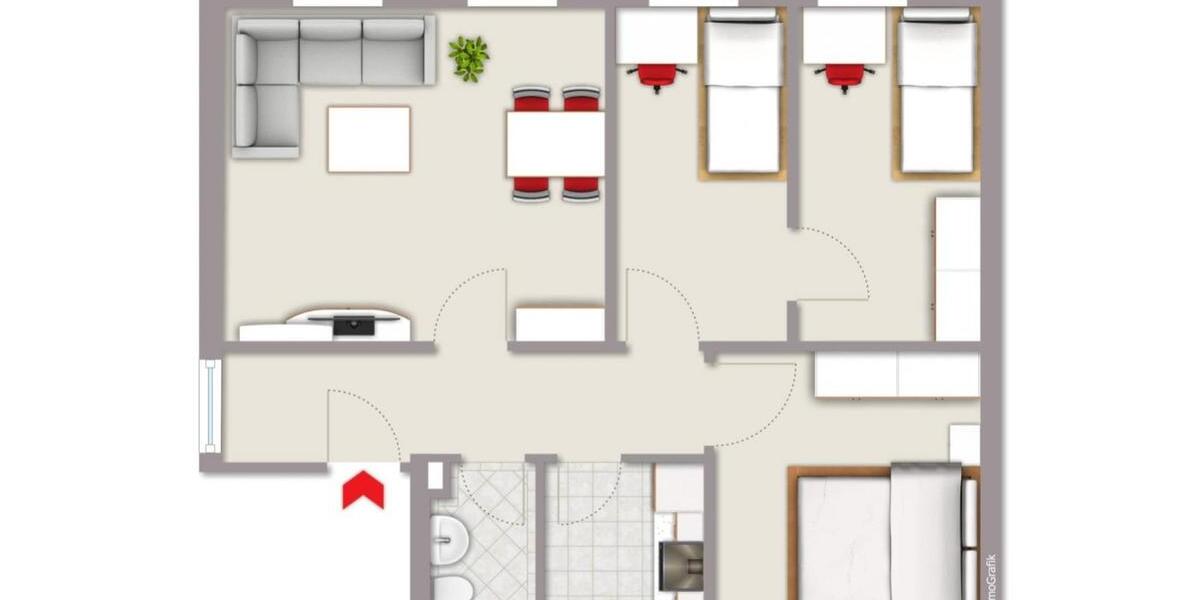 Etagenwohnung Solingen Höhscheid - 4 Zimmer, 71 m&sup2;, 170.000&euro; | Angebot:25239625