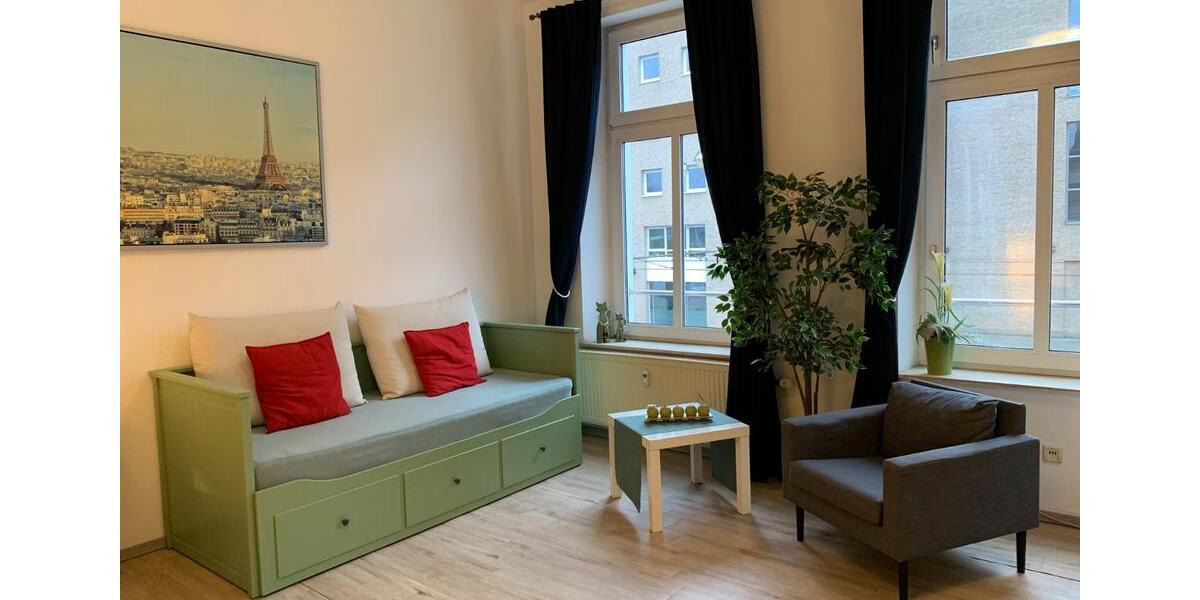 Etagenwohnung Krefeld Cracau - 1.5 Zimmer, 43 m&sup2;, 650&euro; | Angebot:25650517