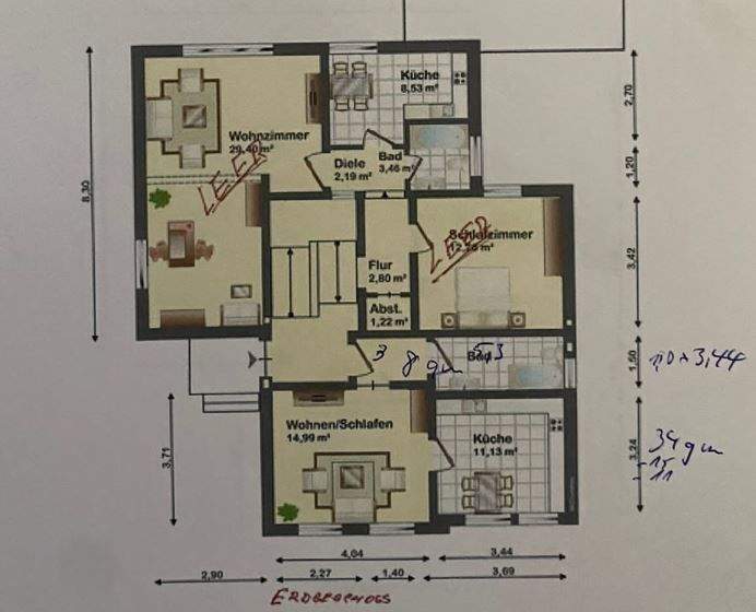 Mehrfamilienhaus, Wohnhaus Solingen Solingen-Mitte - 1 Zimmer, 439.000&euro; | Angebot:25677395
