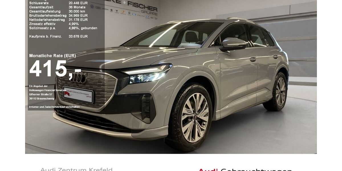 Audi Q4 e-tron 18.999 km 31.452 &euro; Krefeld 47805