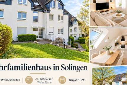 Haus Solingen Wald - 22 Zimmer, 489 m&sup2;, 799.000&euro; | Angebot:27525558