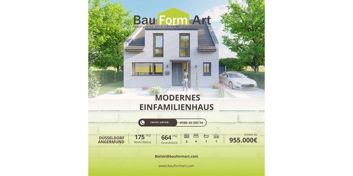 Einfamilienhaus Düsseldorf Angermund - 5 Zimmer, 175 m&sup2;, 955.000&euro; | Angebot:25632654